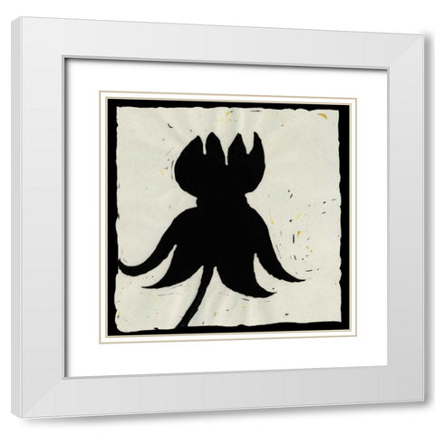 Profile XI White Modern Wood Framed Art Print with Double Matting by Davis, Andrea