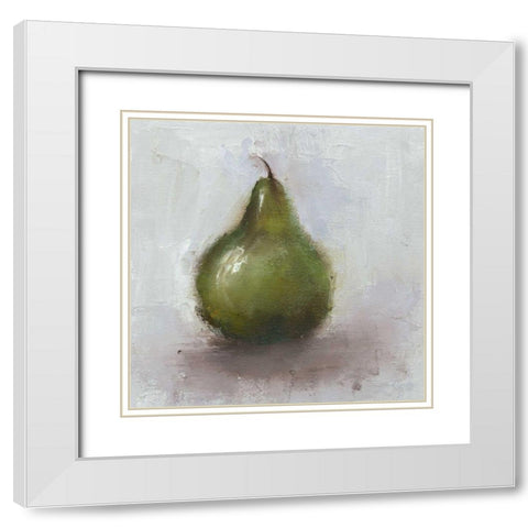 Painted Fruit V White Modern Wood Framed Art Print with Double Matting by Nichols, Liz