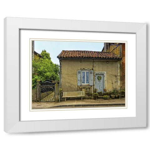 Lupiac House II White Modern Wood Framed Art Print with Double Matting by Chester, Colby