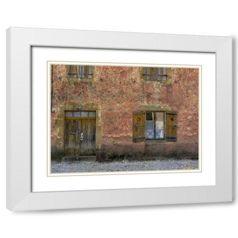 Lupiac House III White Modern Wood Framed Art Print with Double Matting by Chester, Colby