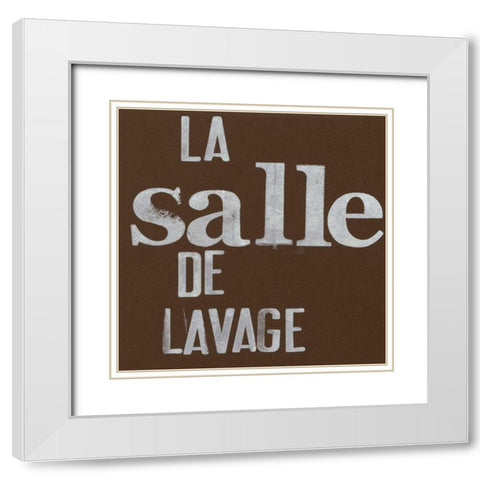 French Laundry IV White Modern Wood Framed Art Print with Double Matting by Velasquez, Deborah
