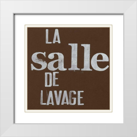 French Laundry IV White Modern Wood Framed Art Print with Double Matting by Velasquez, Deborah