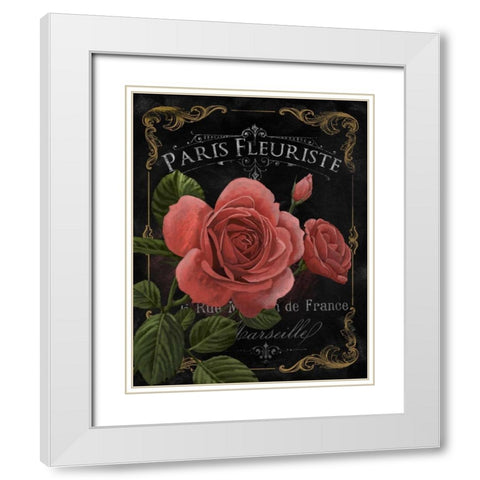 Small Botanical Collection III White Modern Wood Framed Art Print with Double Matting by White, Abby