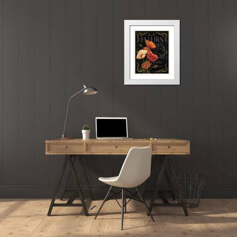 Small Botanical Collection IV White Modern Wood Framed Art Print with Double Matting by White, Abby