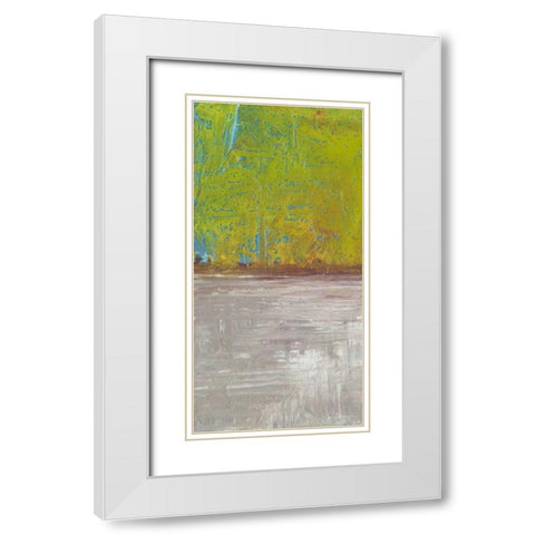Fire and Ice I White Modern Wood Framed Art Print with Double Matting by Roll, Dlynn