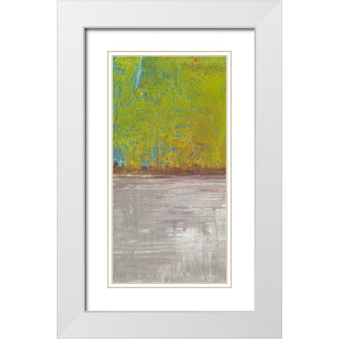 Fire and Ice I White Modern Wood Framed Art Print with Double Matting by Roll, Dlynn