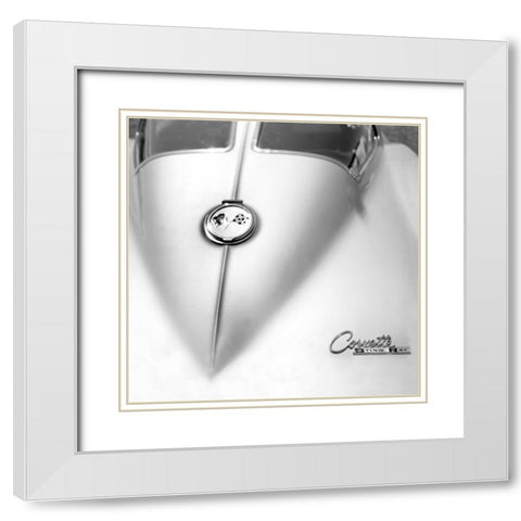 63 Split Window White Modern Wood Framed Art Print with Double Matting by Stein, Daniel