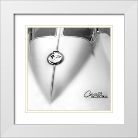 63 Split Window White Modern Wood Framed Art Print with Double Matting by Stein, Daniel