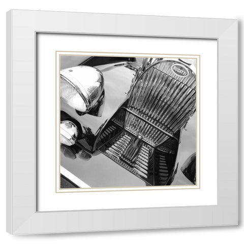 39 Bugati T57 White Modern Wood Framed Art Print with Double Matting by Stein, Daniel