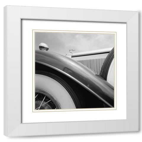 36 Dusenberg White Modern Wood Framed Art Print with Double Matting by Stein, Daniel