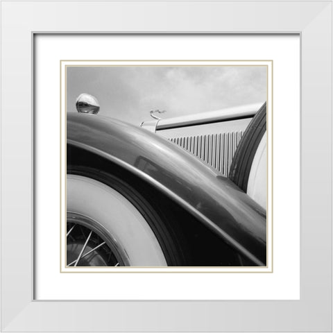 36 Dusenberg White Modern Wood Framed Art Print with Double Matting by Stein, Daniel