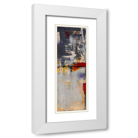 Hong Kong Post II White Modern Wood Framed Art Print with Double Matting by Ashley, Erin