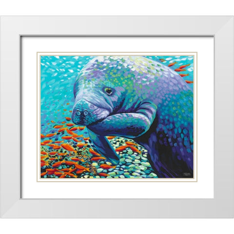 Sea Sweetheart II White Modern Wood Framed Art Print with Double Matting by Vitaletti, Carolee