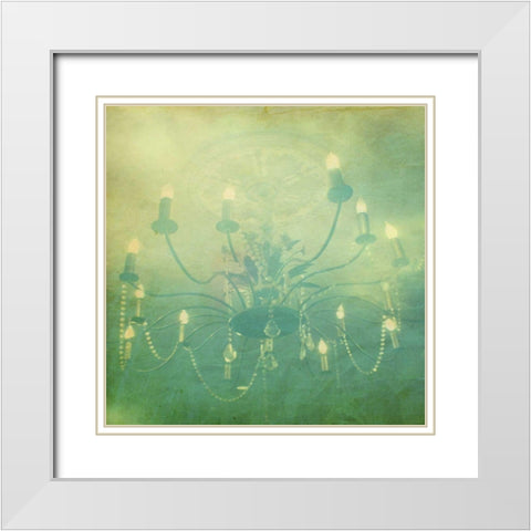 Fancy I White Modern Wood Framed Art Print with Double Matting by Jorgensen, Jennifer