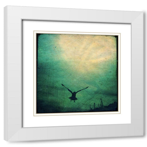 Did you Forget I White Modern Wood Framed Art Print with Double Matting by Jorgensen, Jennifer