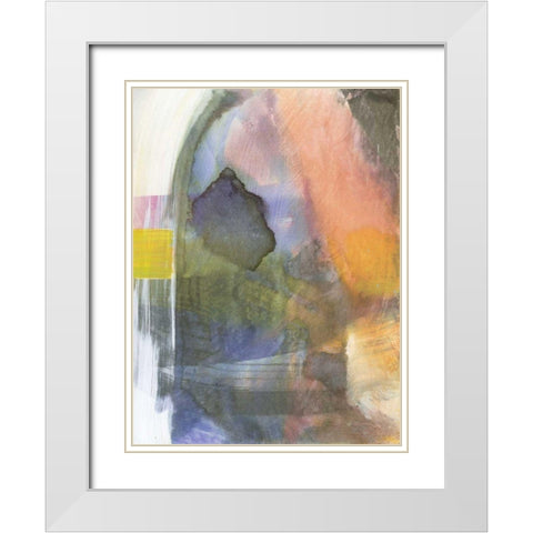 Entry Point White Modern Wood Framed Art Print with Double Matting by Fuchs, Jodi