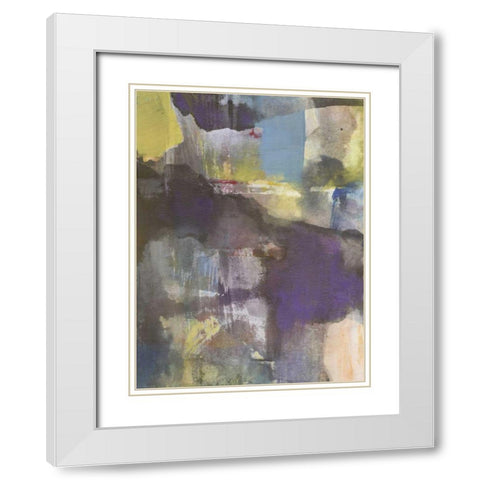 Calm Interlude White Modern Wood Framed Art Print with Double Matting by Fuchs, Jodi