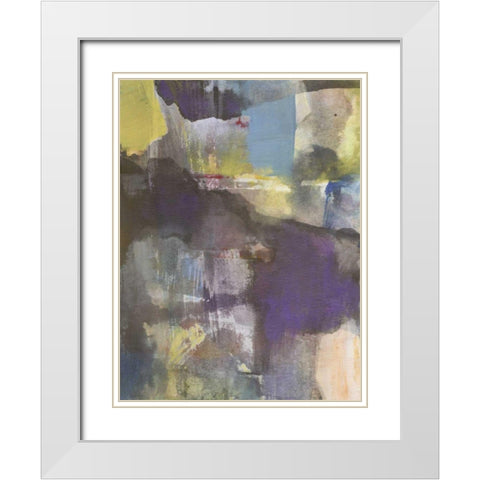 Calm Interlude White Modern Wood Framed Art Print with Double Matting by Fuchs, Jodi