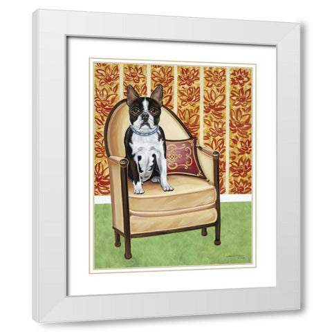 Oreo Cookie Boston White Modern Wood Framed Art Print with Double Matting by Vitaletti, Carolee