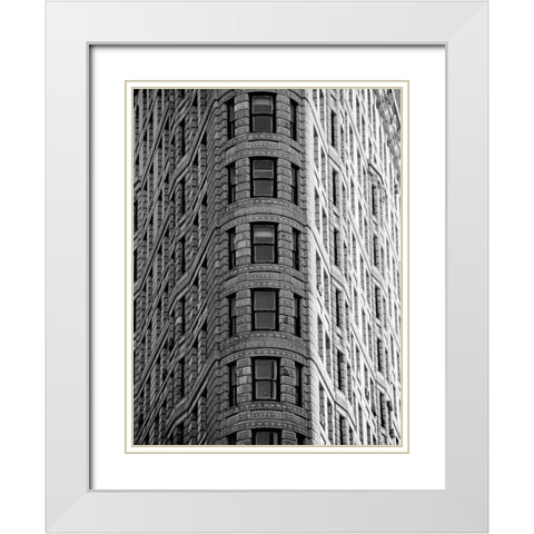 Reflections of NYC I White Modern Wood Framed Art Print with Double Matting by Pica, Jeff