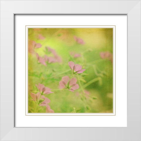 Waiting on Purple IX White Modern Wood Framed Art Print with Double Matting by Jorgensen, Jennifer