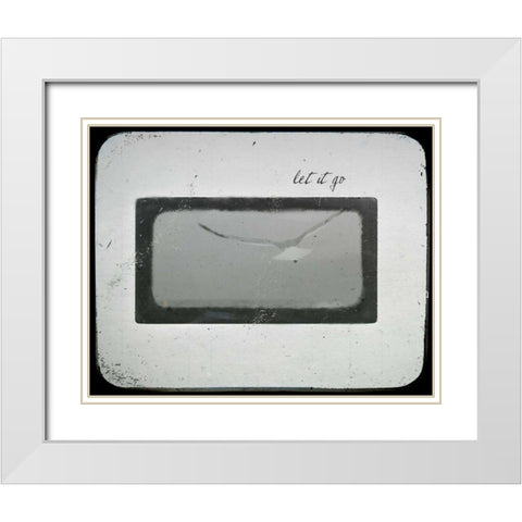 She VII White Modern Wood Framed Art Print with Double Matting by Jorgensen, Jennifer