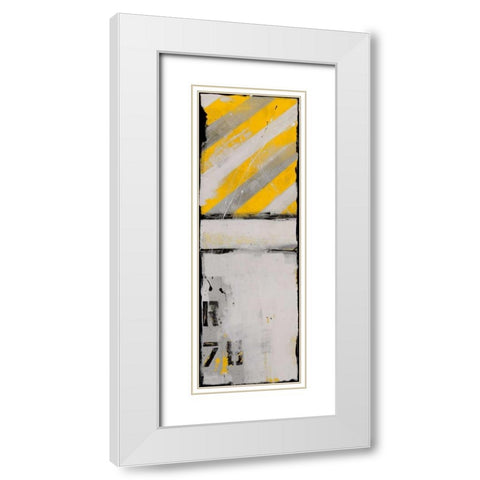 2-Up Route 78 I White Modern Wood Framed Art Print with Double Matting by Ashley, Erin