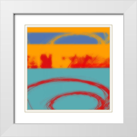 Surfs Up II White Modern Wood Framed Art Print with Double Matting by Mountain, Ricki