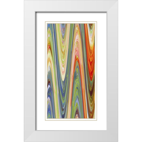 Transition II White Modern Wood Framed Art Print with Double Matting by Mountain, Ricki