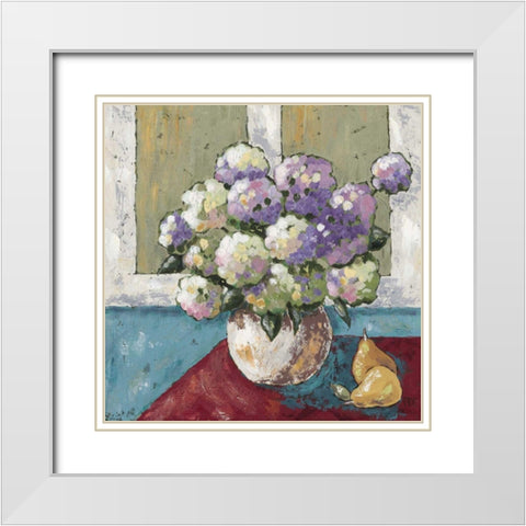 Simplicity I White Modern Wood Framed Art Print with Double Matting by Reynolds, Jade