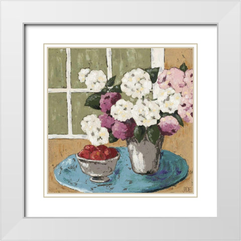 Simplicity II White Modern Wood Framed Art Print with Double Matting by Reynolds, Jade