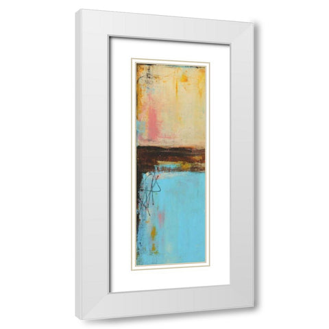 Dockside 37 I White Modern Wood Framed Art Print with Double Matting by Ashley, Erin