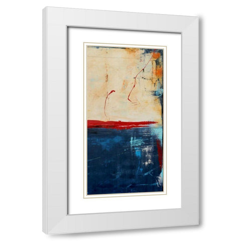 LA Strip II White Modern Wood Framed Art Print with Double Matting by Ashley, Erin