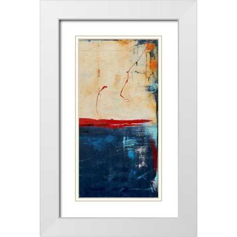 LA Strip II White Modern Wood Framed Art Print with Double Matting by Ashley, Erin