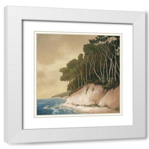 High Tide I White Modern Wood Framed Art Print with Double Matting by Reynolds, Graham