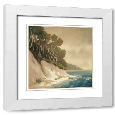 High Tide II White Modern Wood Framed Art Print with Double Matting by Reynolds, Graham