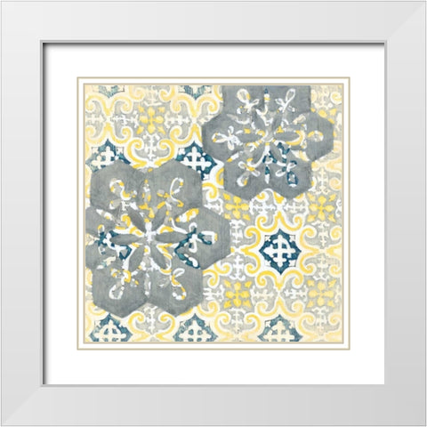 Elegant November I White Modern Wood Framed Art Print with Double Matting by Zarris, Chariklia