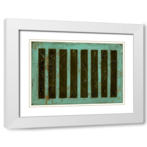 Bilateral Symmetry  I White Modern Wood Framed Art Print with Double Matting by Goldberger, Jennifer