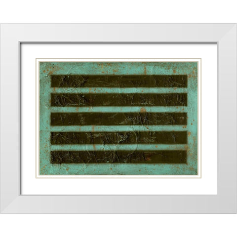 Bilateral Symmetry II White Modern Wood Framed Art Print with Double Matting by Goldberger, Jennifer