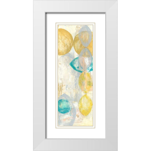 Romance III White Modern Wood Framed Art Print with Double Matting by Goldberger, Jennifer