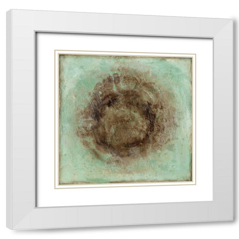 Nebulous I White Modern Wood Framed Art Print with Double Matting by Goldberger, Jennifer