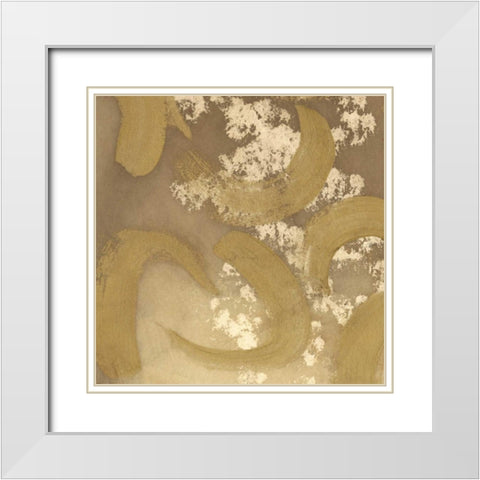 Golden Rule II White Modern Wood Framed Art Print with Double Matting by Meagher, Megan