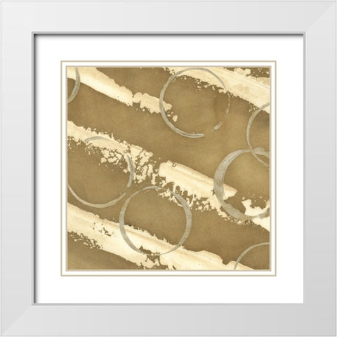 Golden Rule III White Modern Wood Framed Art Print with Double Matting by Meagher, Megan