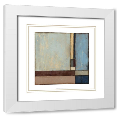 Earth, Steel and Sky I White Modern Wood Framed Art Print with Double Matting by Goldberger, Jennifer