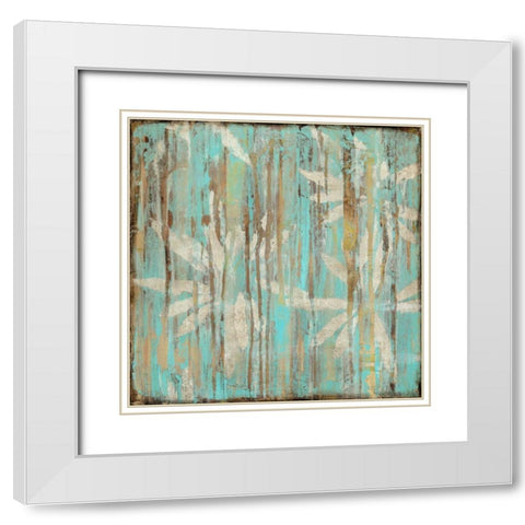 Over-under II White Modern Wood Framed Art Print with Double Matting by Goldberger, Jennifer