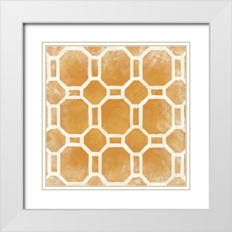 Modern Symmetry I White Modern Wood Framed Art Print with Double Matting by Zarris, Chariklia