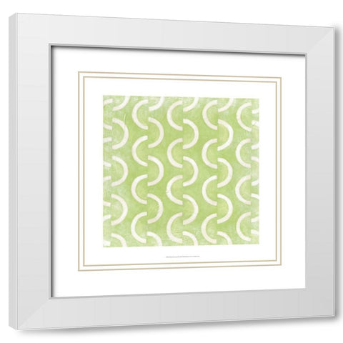 Modern Symmetry II White Modern Wood Framed Art Print with Double Matting by Zarris, Chariklia