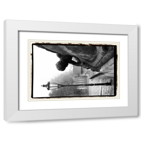 Glimpses of Prague I White Modern Wood Framed Art Print with Double Matting by DeNardo, Laura