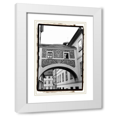 Splendors of Prague III White Modern Wood Framed Art Print with Double Matting by DeNardo, Laura