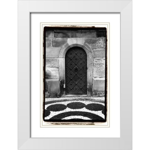 Prague Passageway VI White Modern Wood Framed Art Print with Double Matting by DeNardo, Laura